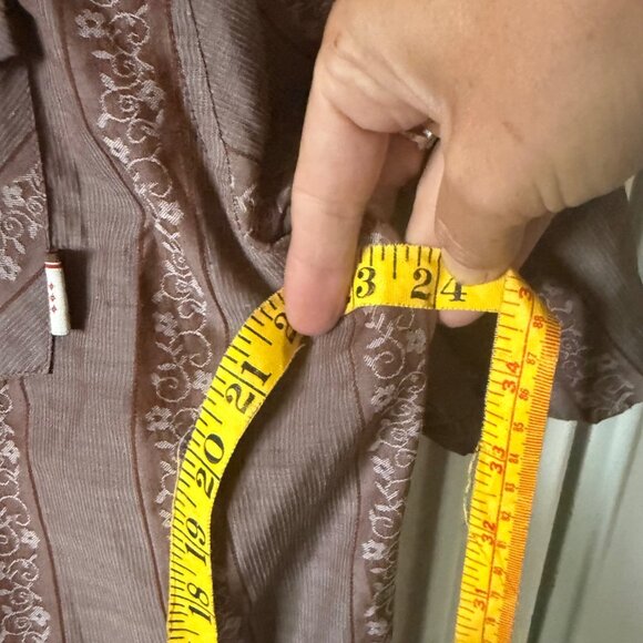 Vintage BC Ethic Custom Crafted Brown Button Up Pearl Snap Cowboy Shirt Sz XXL - Picture 5 of 6